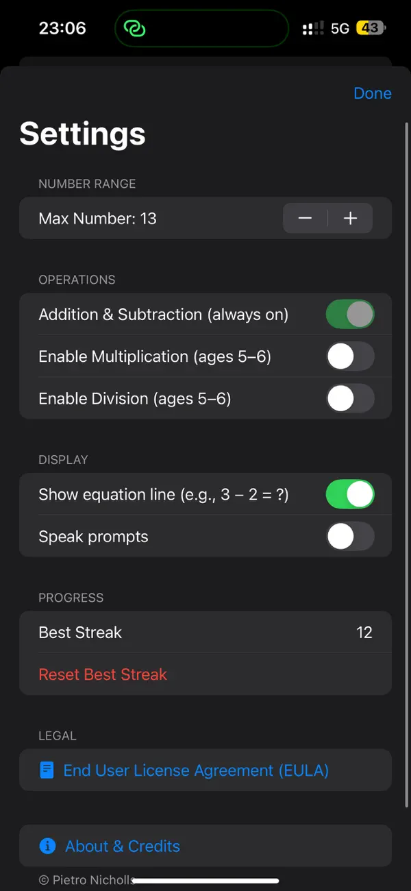 #3. Tiny Math (iOS) di: PIETRO NICHOLLS