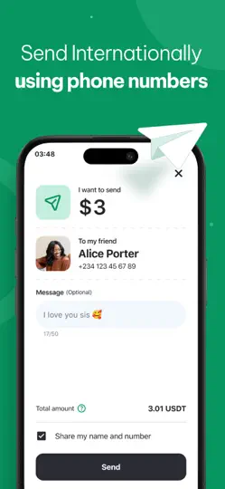 Screenshot von MiniPay: Easy Global Wallet auf dem iPhone 2