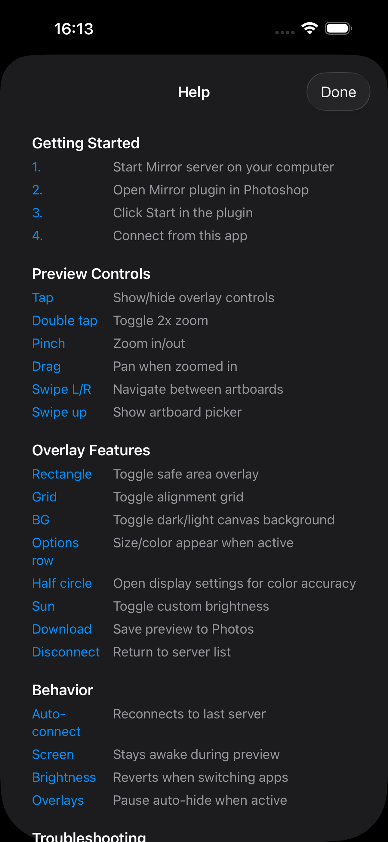 Mirror for Photoshop screenshot 5