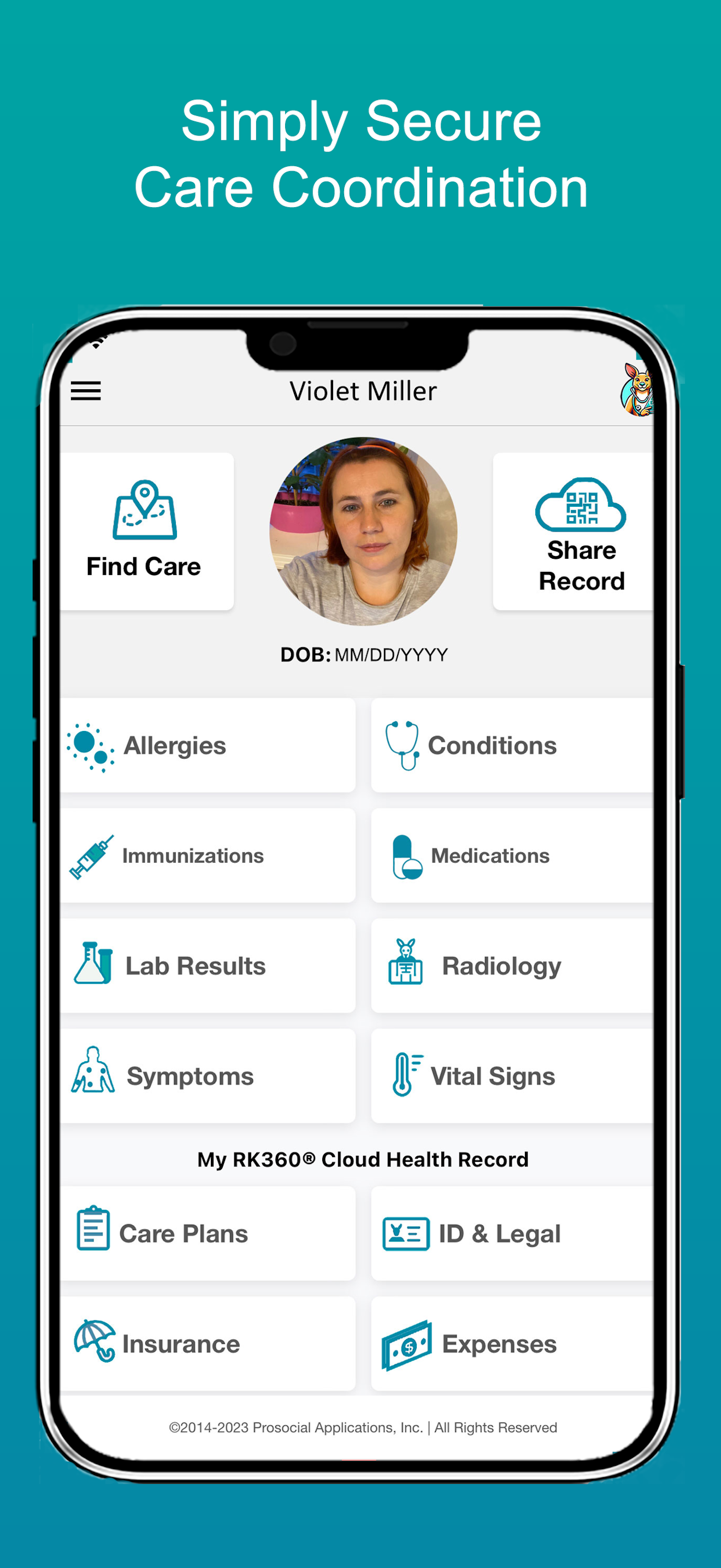 RK360 Medical & Health Record