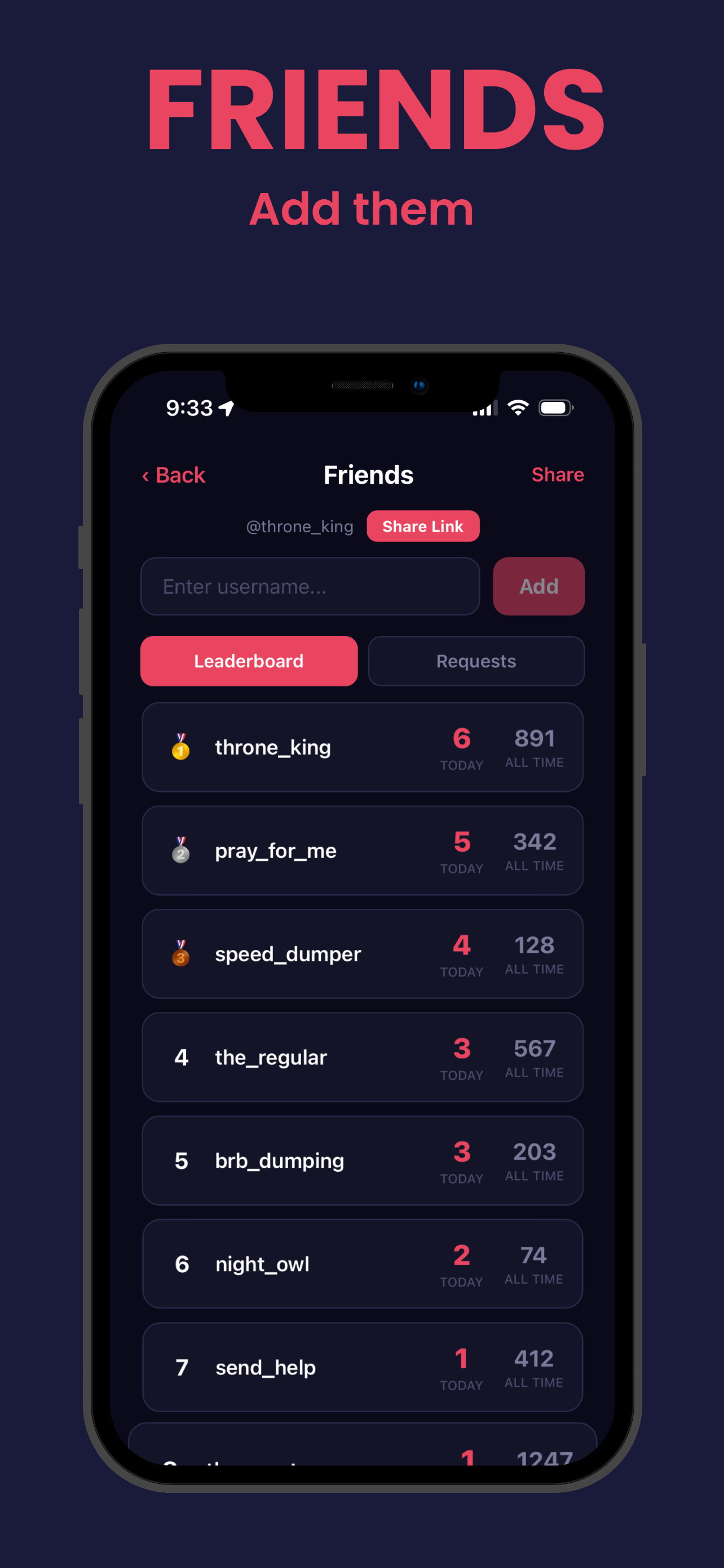 DumpTime screenshot 2