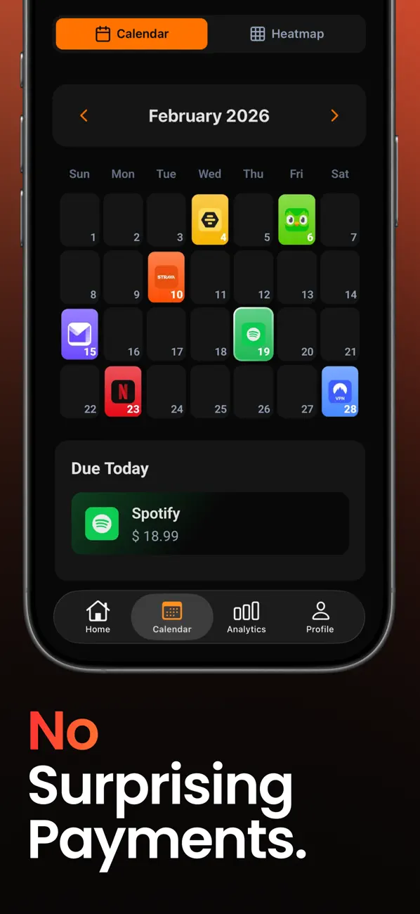 #3. SubWise: Subscription Manager (iOS) Ved: Luca Gerber