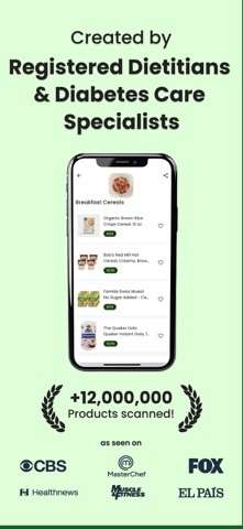 Diabetes food tracker - Gococo iPhone screenshot