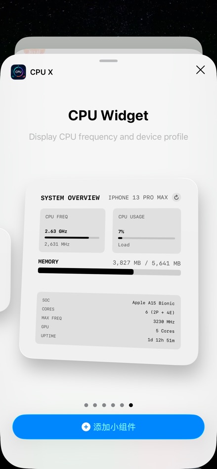 #9. CPU X (iOS) Von: 恒俭 董