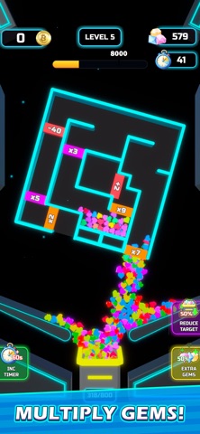 Bitcoin Maze Mania iPhone screenshot
