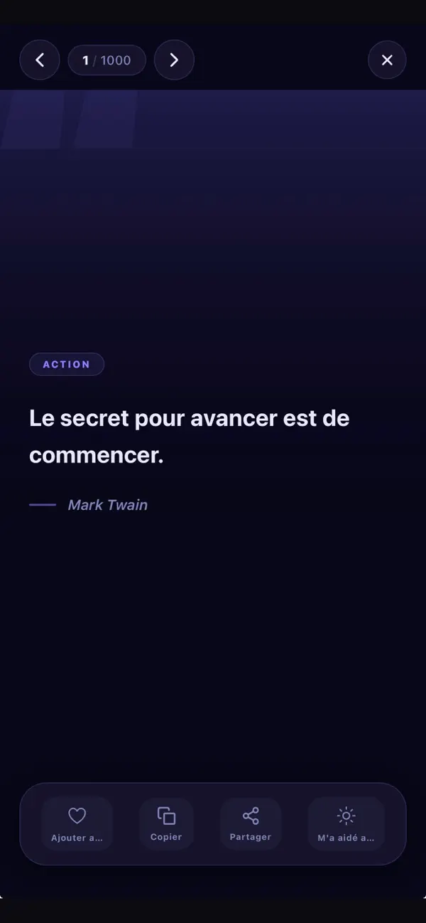 Screenshot #3 pour Motivra - Quotes & Motivation
