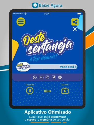 Oeste Sertaneja iPad screenshot
