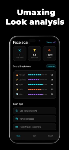 Hotmaxed : AI Glow-Up Coach screenshot