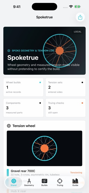Spoketrue: Wheel Builder screenshot 1