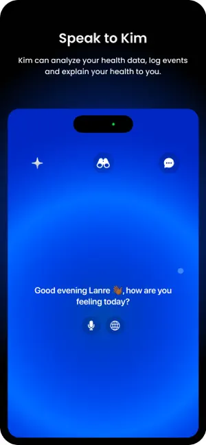 Kim: Personal Health Assistant screenshot 1