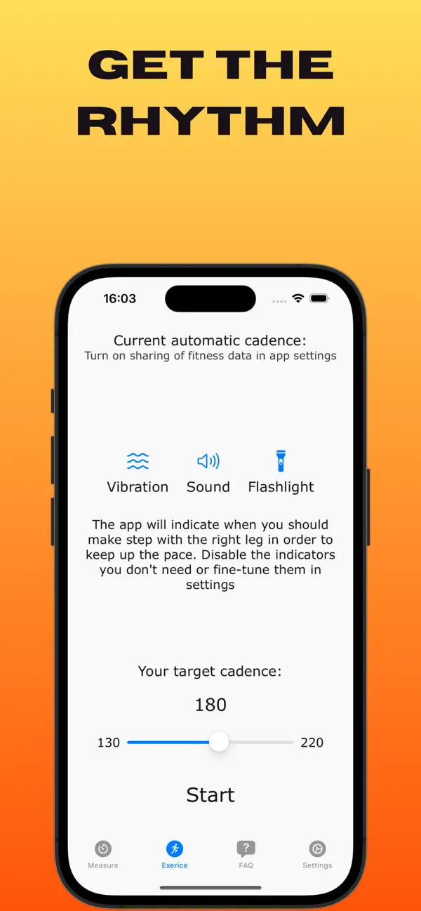 Screenshot #2 pour Cadence coach: jogging help