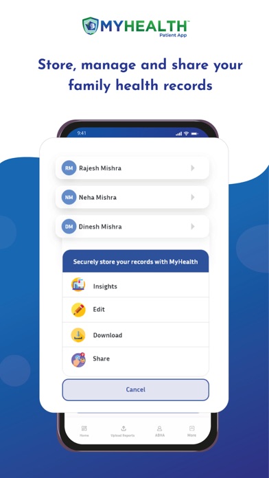 MyHealth-Digital Health Locker Screenshot