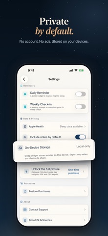 Sleep Ledger: Sleep Diary Screenshot 8 of 8