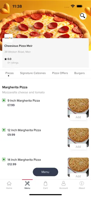 Cheesious Pizza Meir screenshot 2