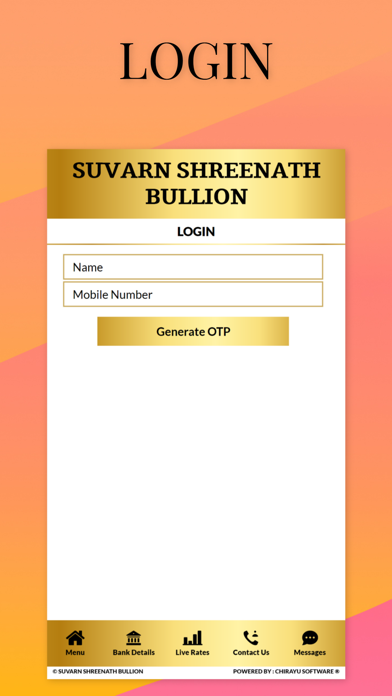 SUVARN SHREENATH BULLION Screenshot