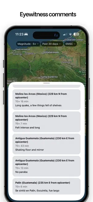 QuakeSight: Earthquake app screenshot 4