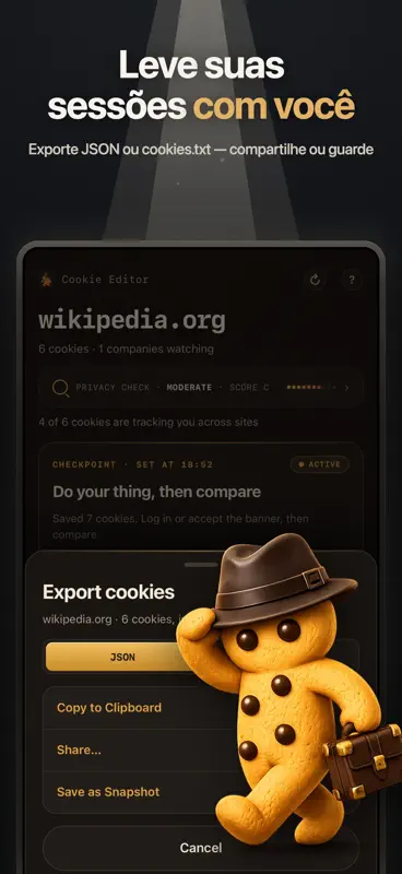 The Cookie Editor for Safari screenshot 7 of 7
