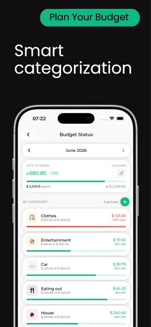 Budget Planner App - Tally screenshot 3