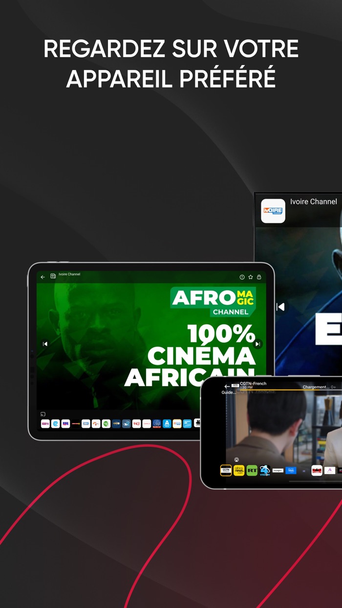 Chaînes tv·watched tv channels