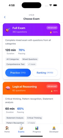 CivilServiceExamMaster screenshot