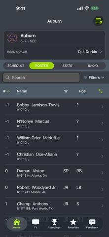 Auburn Football iPhone screenshot