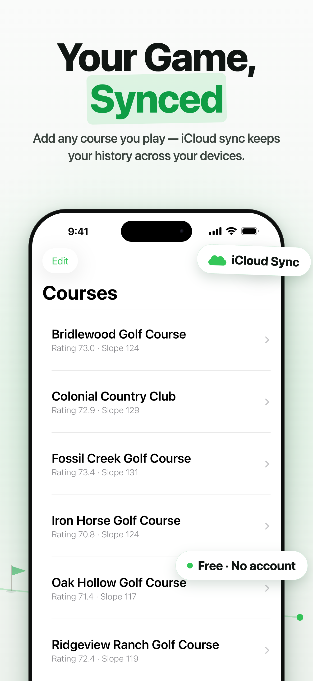 Handicap Tracker screenshot 5