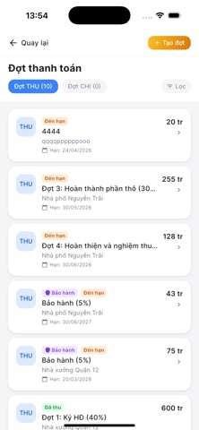 Nhà Thầu Số screenshot