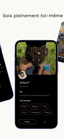 Socials: The app screenshot