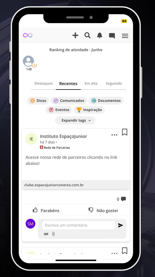 #2. Conecta EJ (iOS) Podle: Cativa Tecnologia e Servicos Digitais