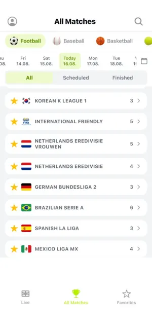 KIWISCORE- Fastest Live Scores screenshot 4