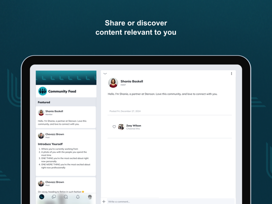 Legati Legal Network iPad screenshot 3 - Social Networking app