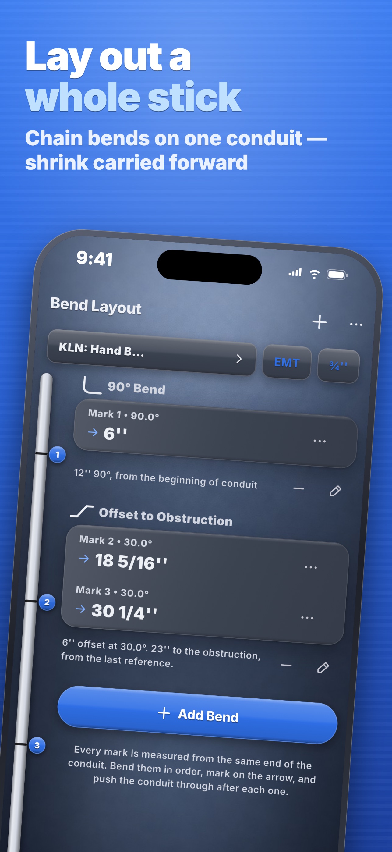 Screenshot 4 of Arrowmark: Conduit Bending