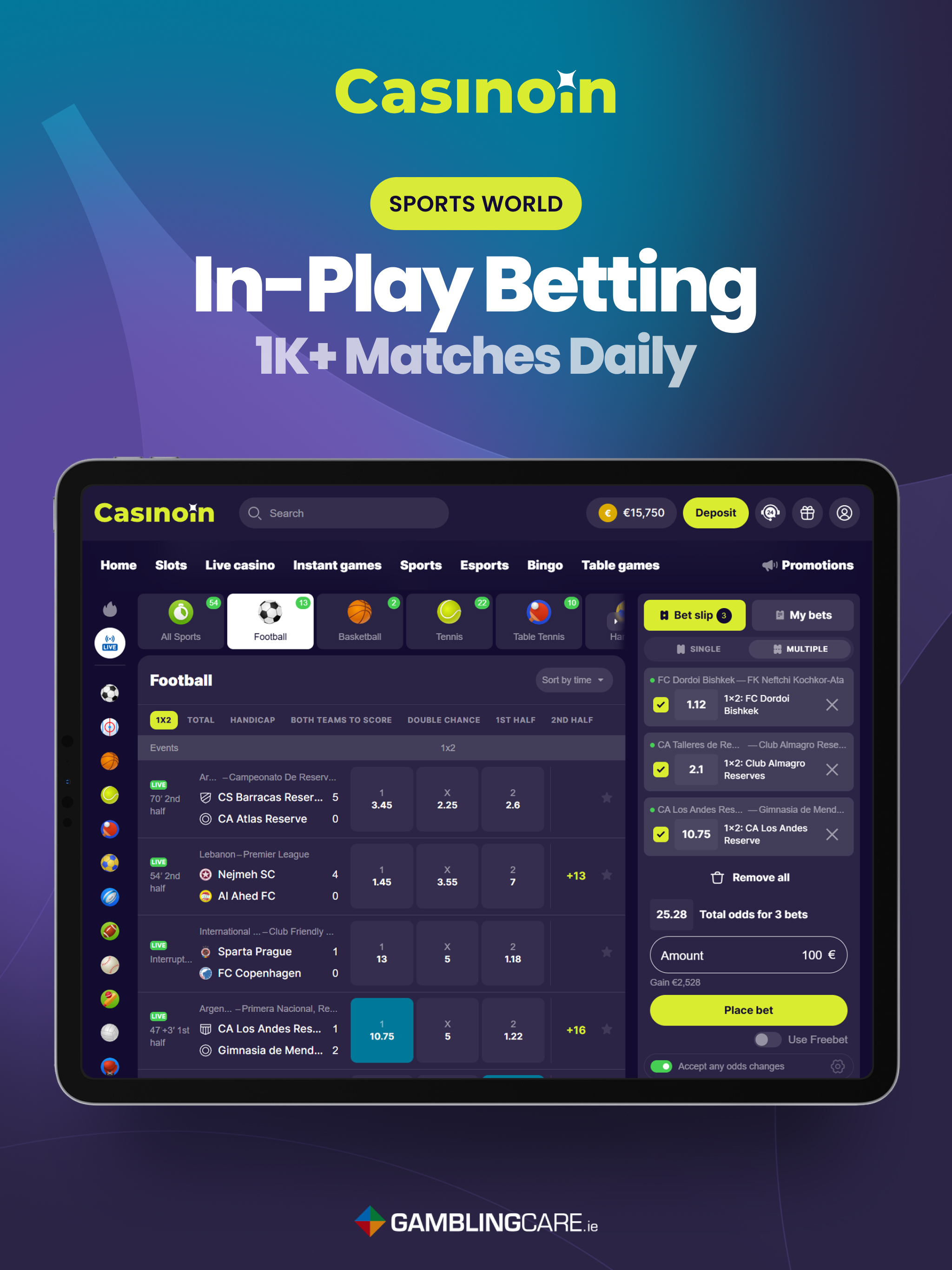 Casinoin Sports Betting screenshot 12