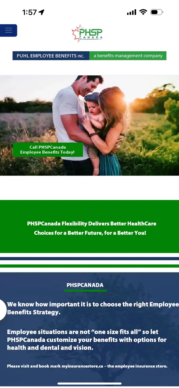 Screenshot #1 pour PHSPCanada Employee Benefits
