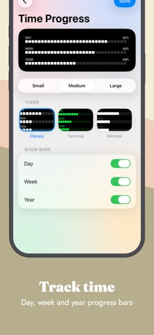 DayBar: Widgets iPhone screenshot