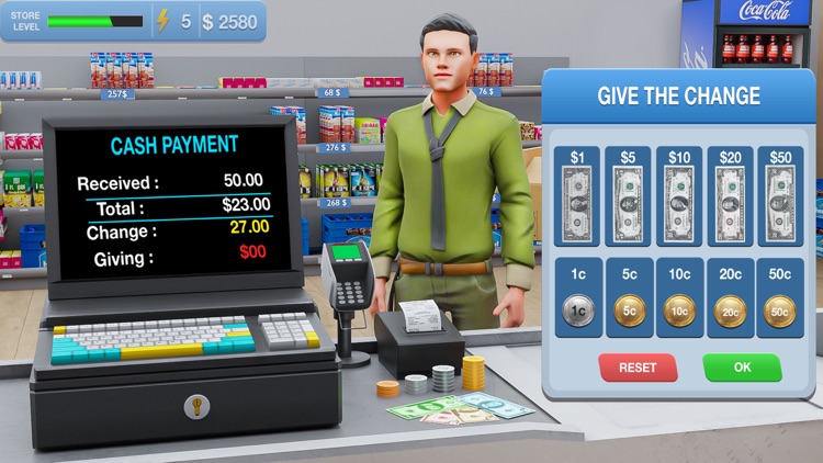 Cashier Supermarket Simulator
