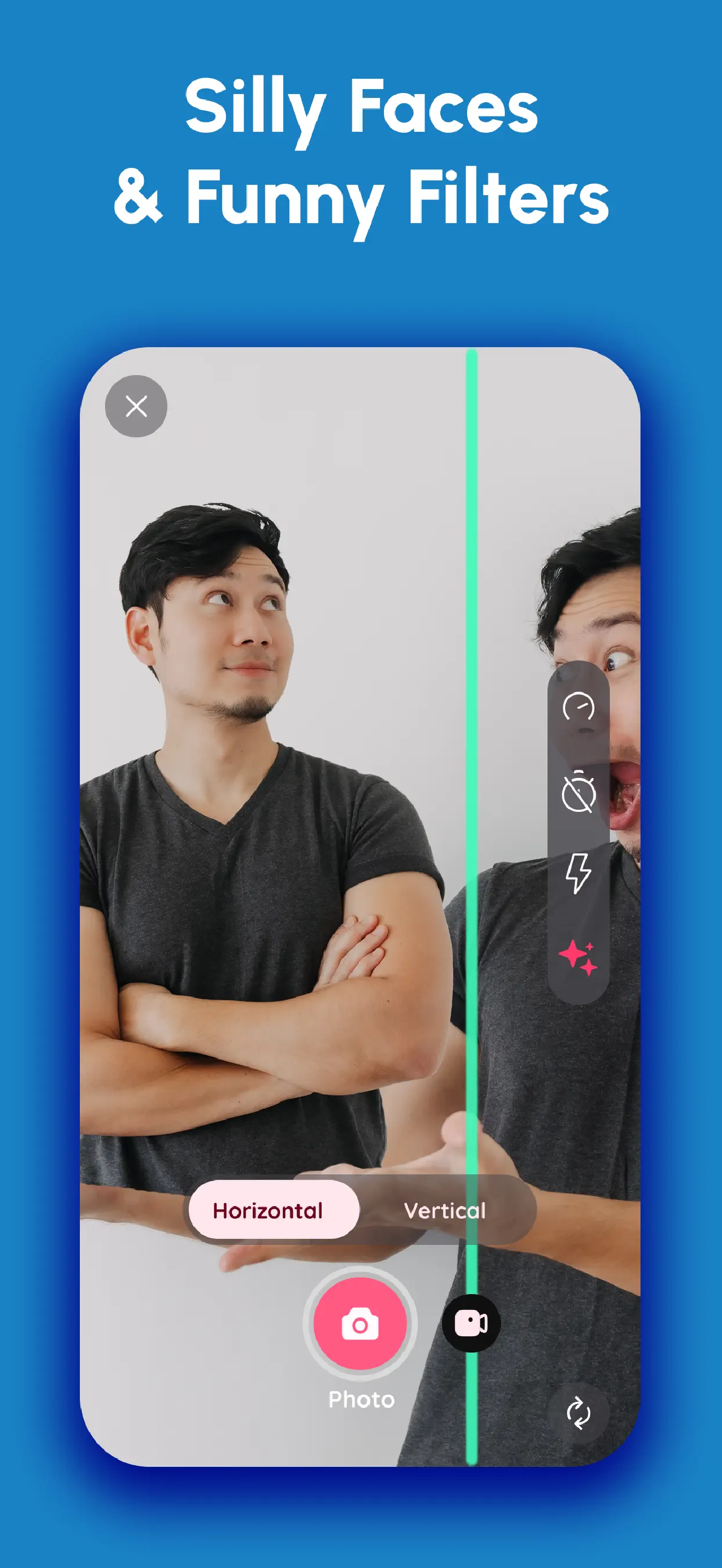 Time warp scan: Face warp