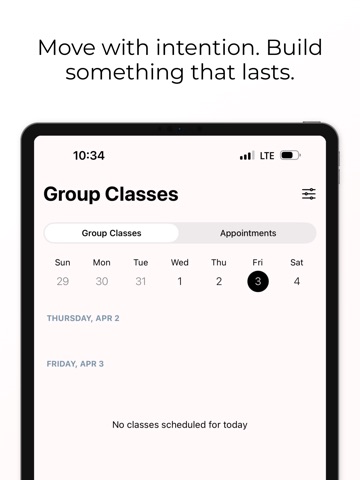 Blush and Core Pilates iPad screenshot