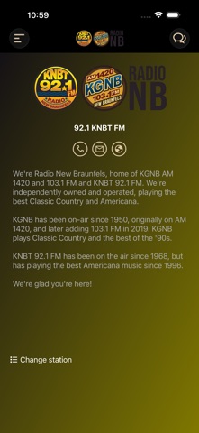 RadioNB iPhone screenshot