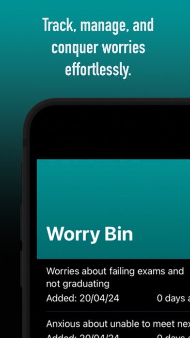 Worry Bin Screenshot