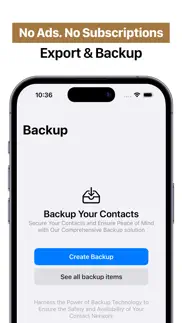 recent contacts - export csv iPhone Captures Décran 2