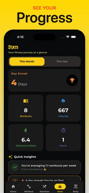 Mac Fitness Tracker screenshot 4