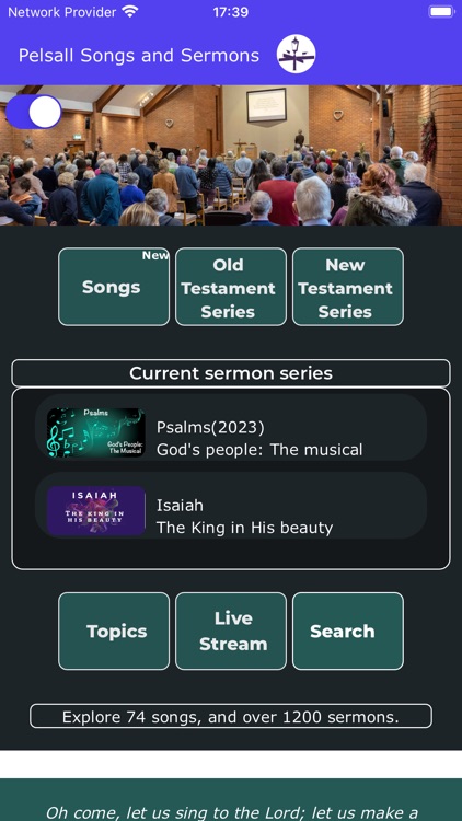 Pelsall Songs and Sermons