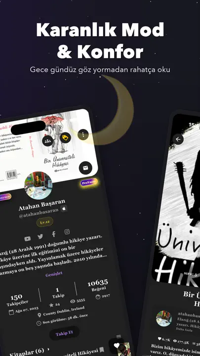 Kittap: Kitap Oku & Hikaye Yaz iPhone Ekran Görüntüsü 6