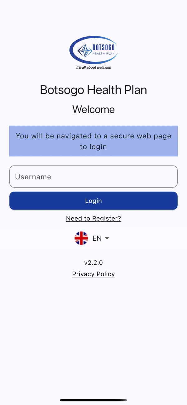 Screenshot #1 pour Botsogo Health Plan