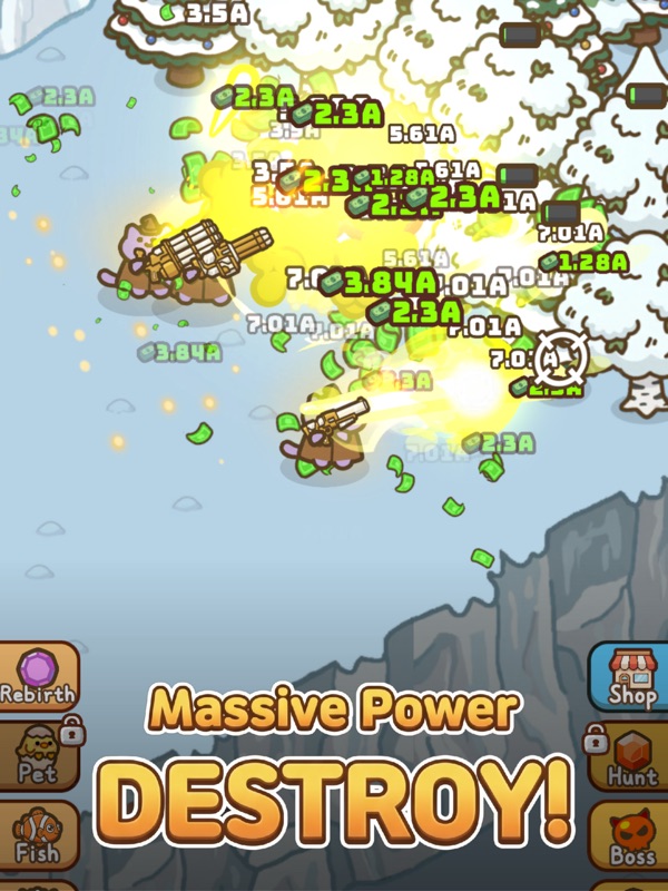 Idle Cat Gunner: Shooter RPG screenshot 11