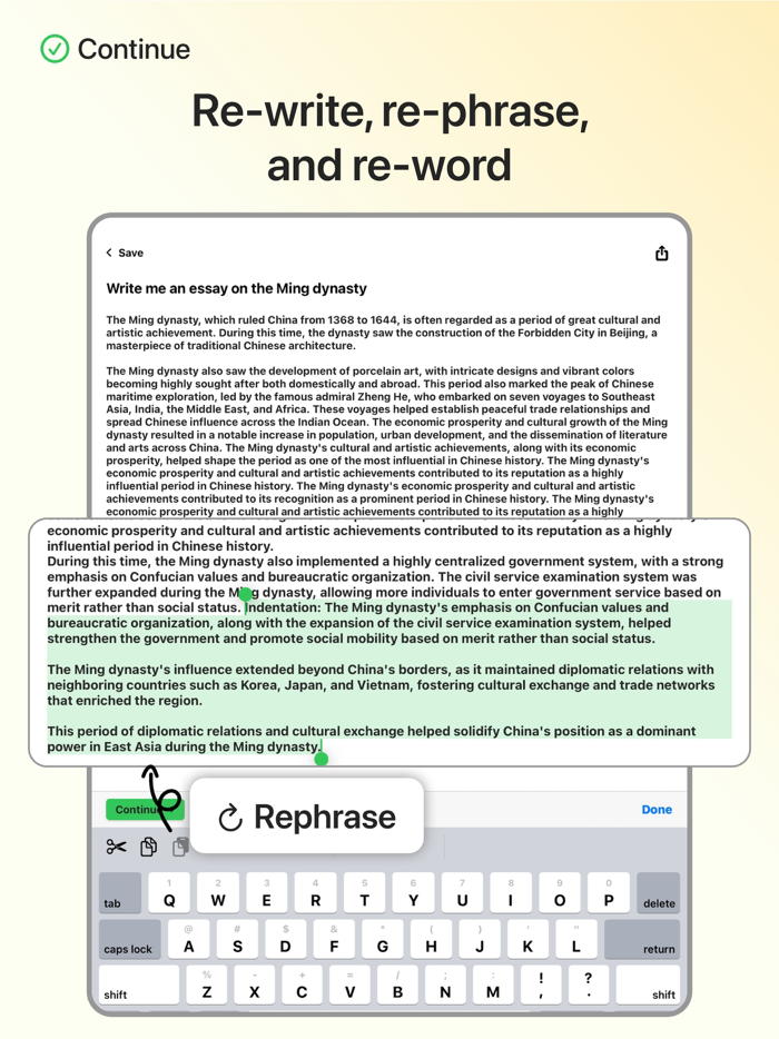 Continue AI Writer Copilot