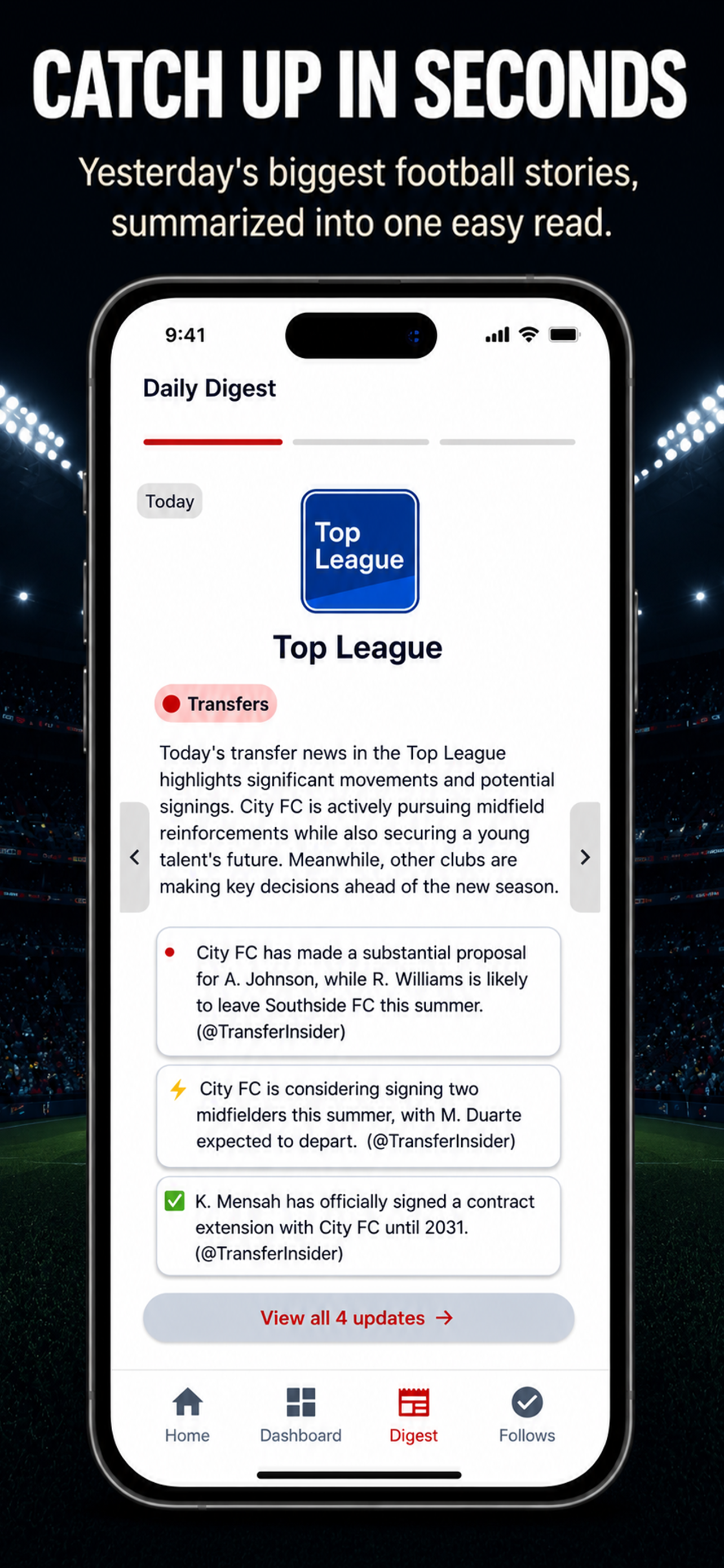 FootPulse - Football News Feed screenshot 5