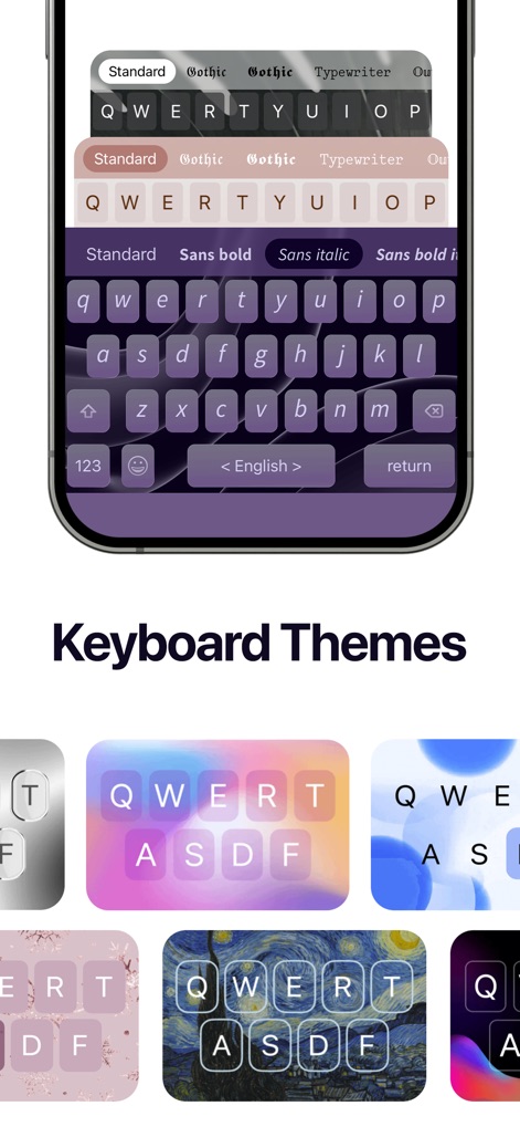 Fonts Art: Keyboard for iPhone - Custom Keyboard Themes