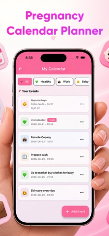 Pregnancy Baby Tracker iPhone screenshot